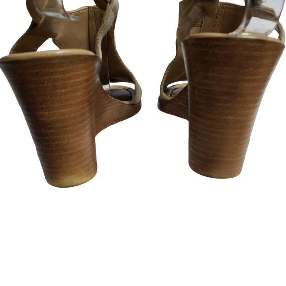 Barbara Barbieri beautiful 100% Sueded leather made in Italy wedge sandals. - Picture 9 of 12